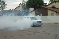 truck burning rubber, need new tires! no nitrous burnouts anymore! wish I had a turbocharger or supercharger though!
